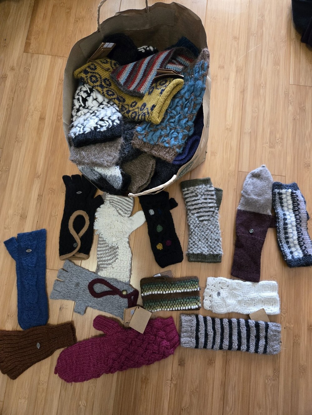 New Wool/Alpaca Glove Samples